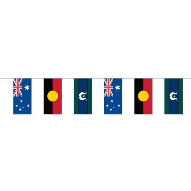 Australian Aboriginal Torres Strait Islander Flag Bunting