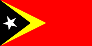 Timor-Leste (formerly East Timor) Flag